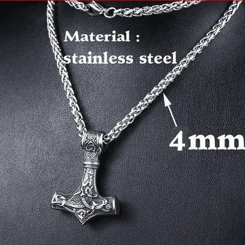 stainless steel pendant necklace