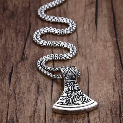 Stainless Steel Odin Necklace - VikingsBrand