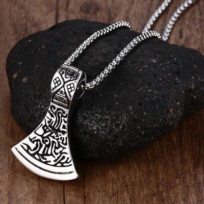 Stainless Steel Odin Necklace - VikingsBrand