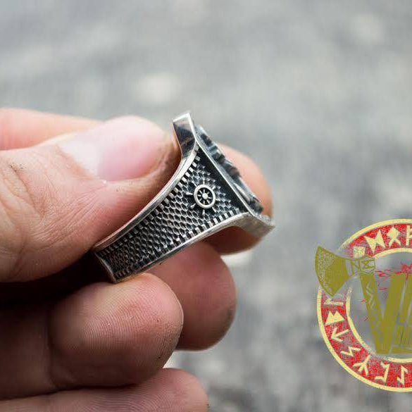 Sterling Silver Anchor Ring - VikingsBrand