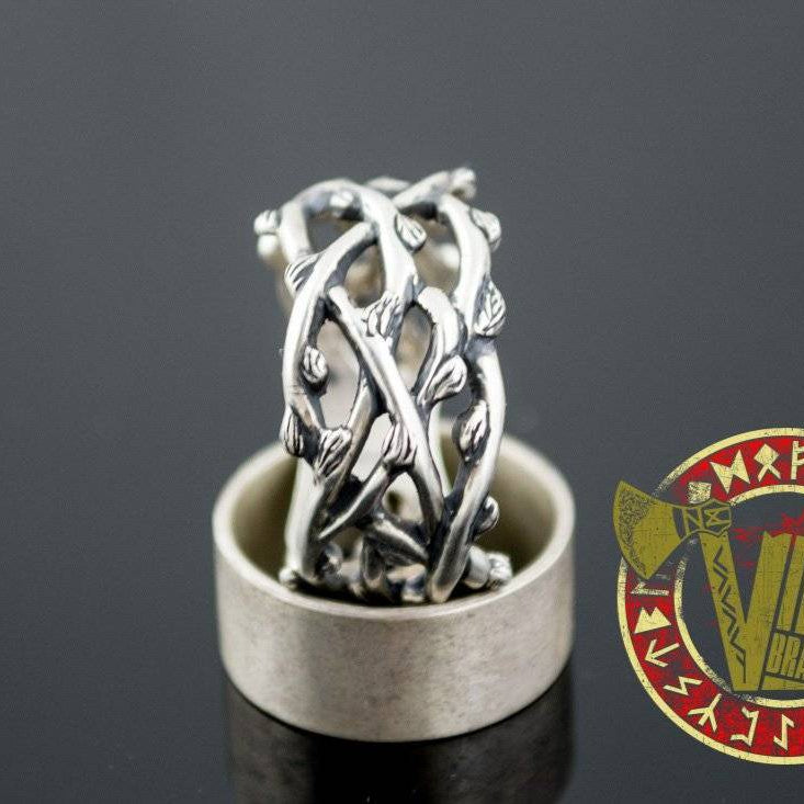 Sterling Silver Plexus Branches Ring - VikingsBrand