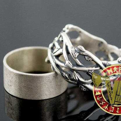 Sterling Silver Plexus Branches Ring - VikingsBrand