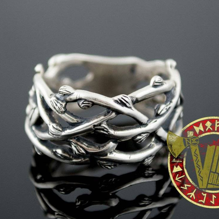 Sterling Silver Plexus Branches Ring - VikingsBrand