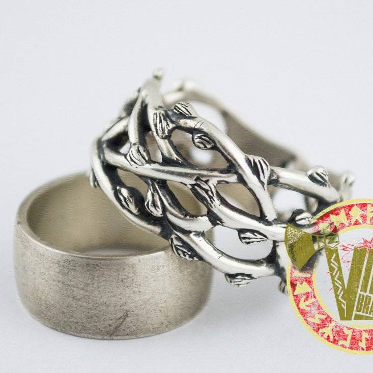 Sterling Silver Plexus Branches Ring - VikingsBrand