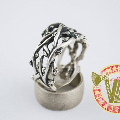 Sterling Silver Plexus Branches Ring - VikingsBrand