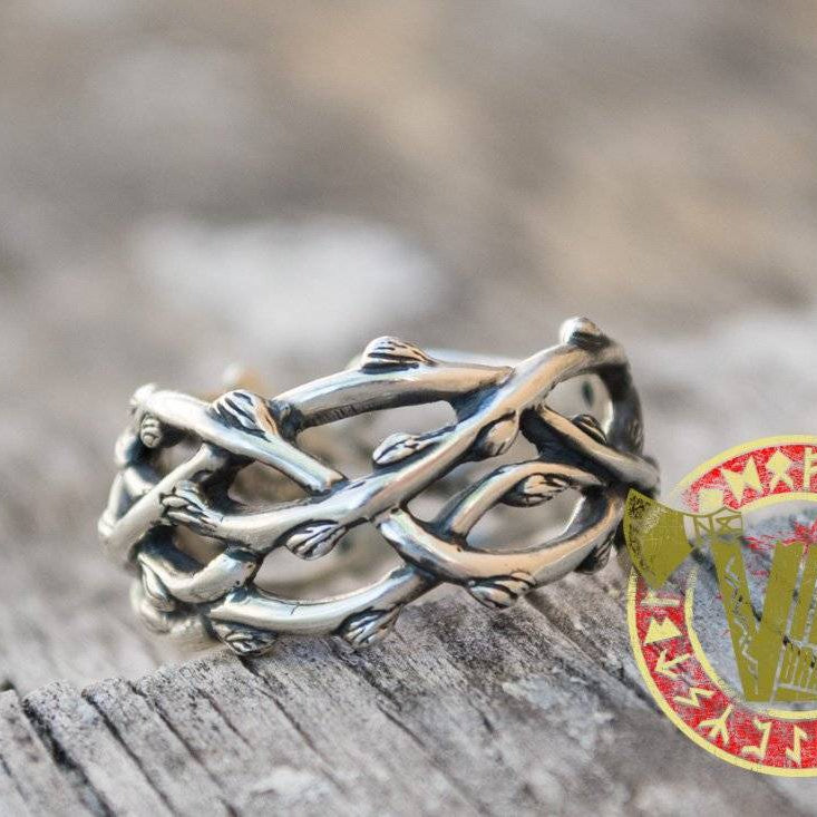 Sterling Silver Plexus Branches Ring - VikingsBrand