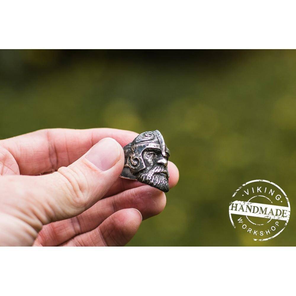 Sterling Silver Viking Ring - Odin Ring - Norse Jewelry - VikingsBrand