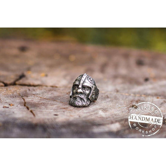 Sterling Silver Viking Ring - Odin Ring - Norse Jewelry - VikingsBrand