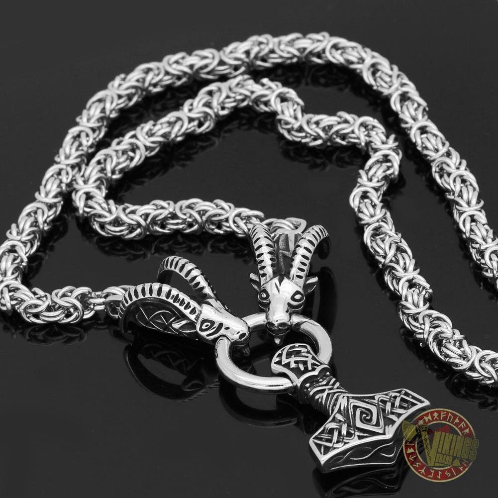Tanngrisnir and Tanngnjóstr - Goats of Thor Necklaces - VikingsBrand