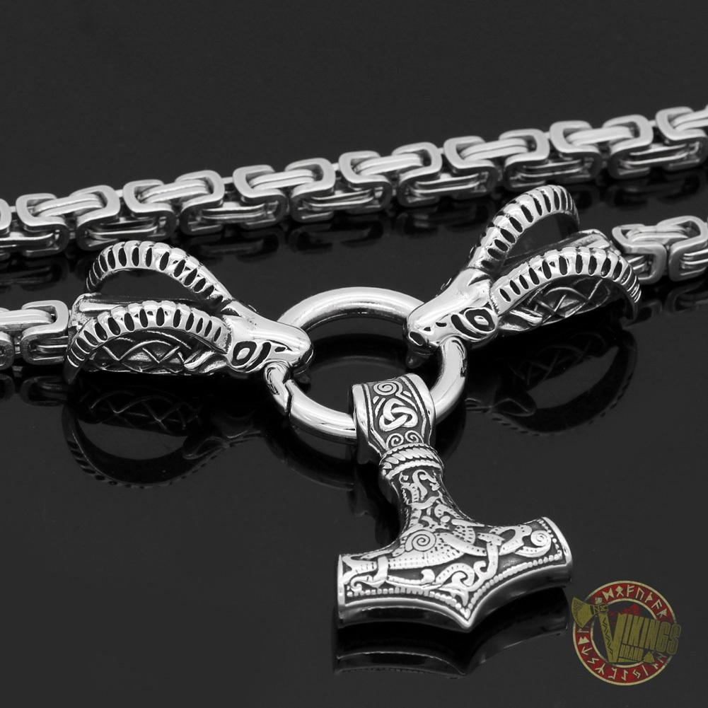 Tanngrisnir and Tanngnjóstr - Goats of Thor Necklaces - VikingsBrand
