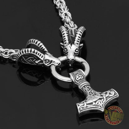 Tanngrisnir and Tanngnjóstr - Goats of Thor Necklaces - VikingsBrand