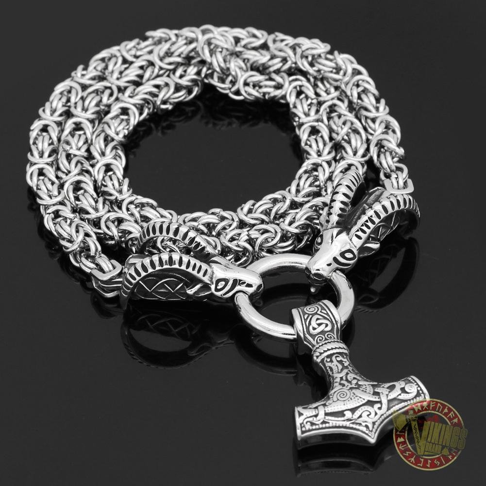 Tanngrisnir and Tanngnjóstr - Goats of Thor Necklaces - VikingsBrand