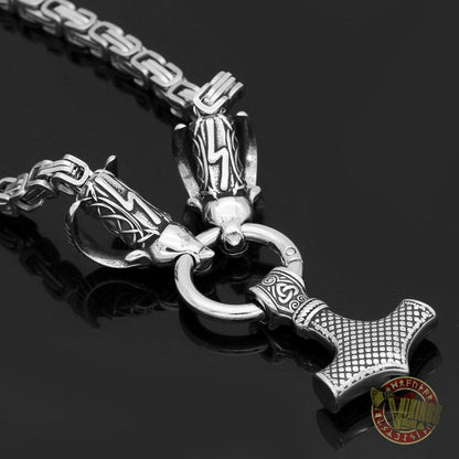 Tanngrisnir and Tanngnjóstr - Goats of Thor Necklaces - VikingsBrand