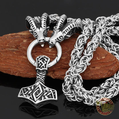 Tanngrisnir and Tanngnjóstr - Goats of Thor Necklaces - VikingsBrand