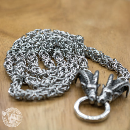 Tanngrisnir & Tanngnjóstr Thor Goats Head Necklace - VikingsBrand