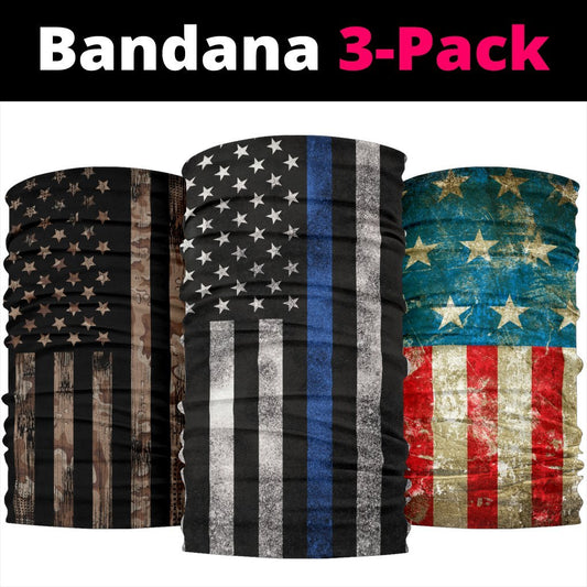 Thin Blue Line Neck Gaiter | Face Shield - USA