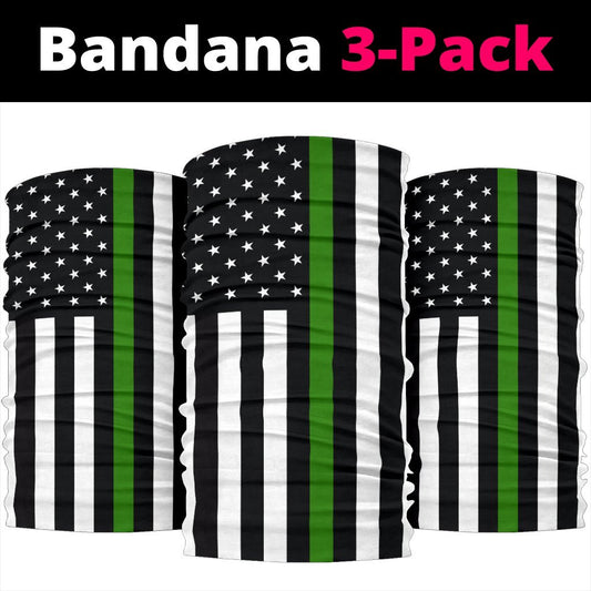 Thin Green Line Neck Gaiter | Face Shield - Clean Green