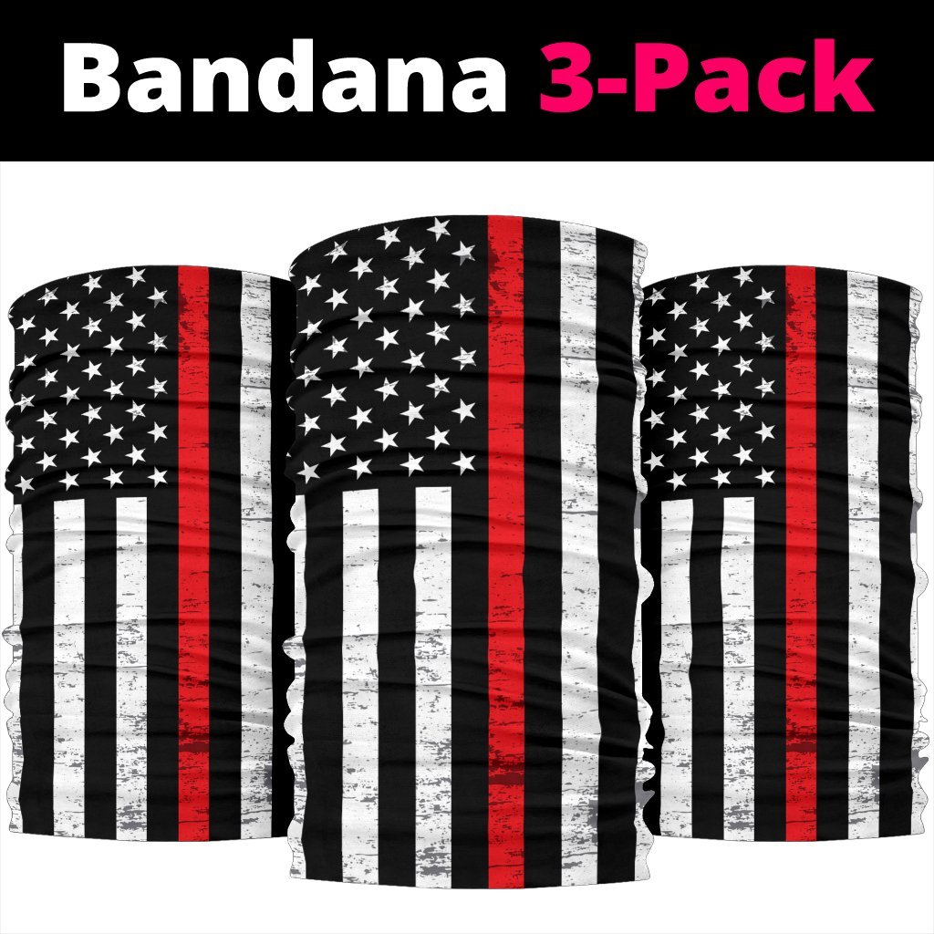 Thin Red Line Neck Gaiter | Face Shield - Red