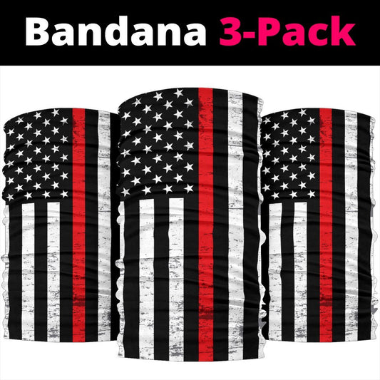Thin Red Line Neck Gaiter | Face Shield - Red