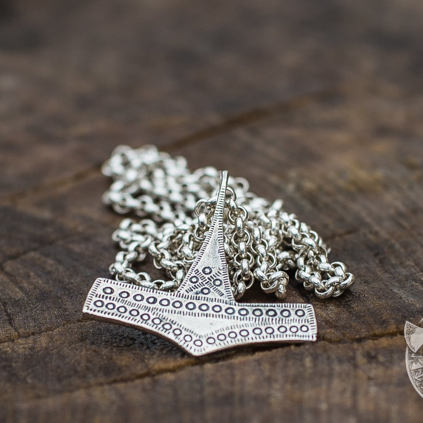 Thor's Hammer from Bornholm Island 925 Sterling Silver  Pendant - VikingsBrand