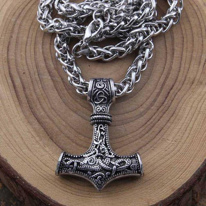 Thor's Hammer Mjolnir Necklace - VikingsBrand