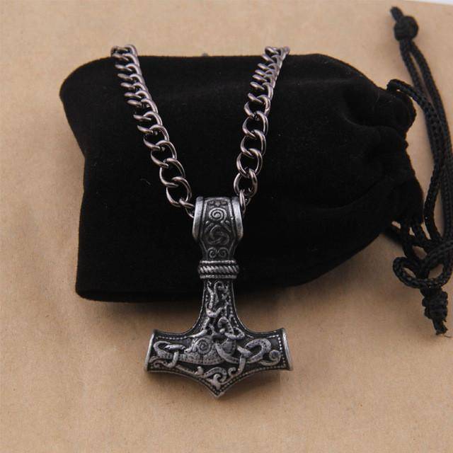 Thor's Hammer Mjolnir Necklace - VikingsBrand