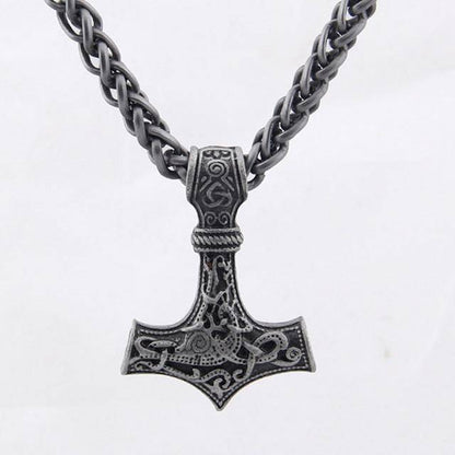 Thor's Hammer Mjolnir Necklace - VikingsBrand