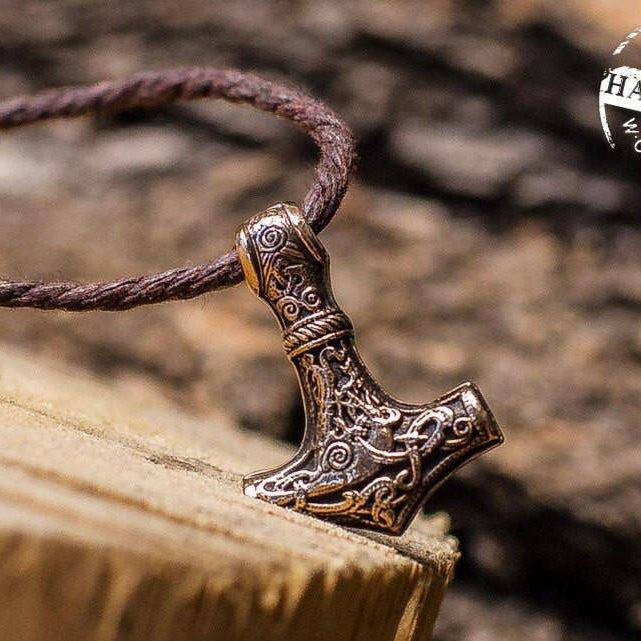 Thor's Hammer Mjolnir Pendant Viking (Mammen Stylization) - VikingsBrand