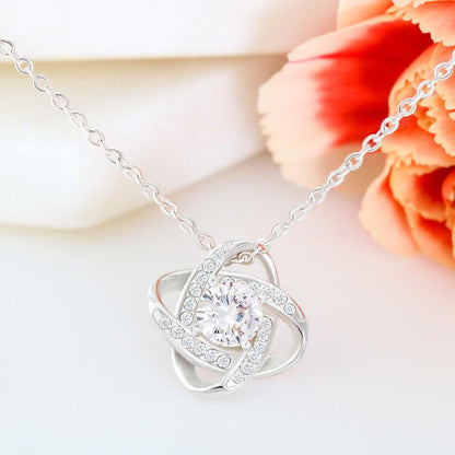To My Shieldmaiden Love Knot Gift Necklace