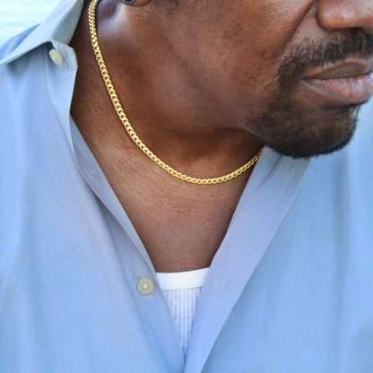 To My Viking Dad, Cuban Link Chain Necklace, Viking Gifts for Dad from Son