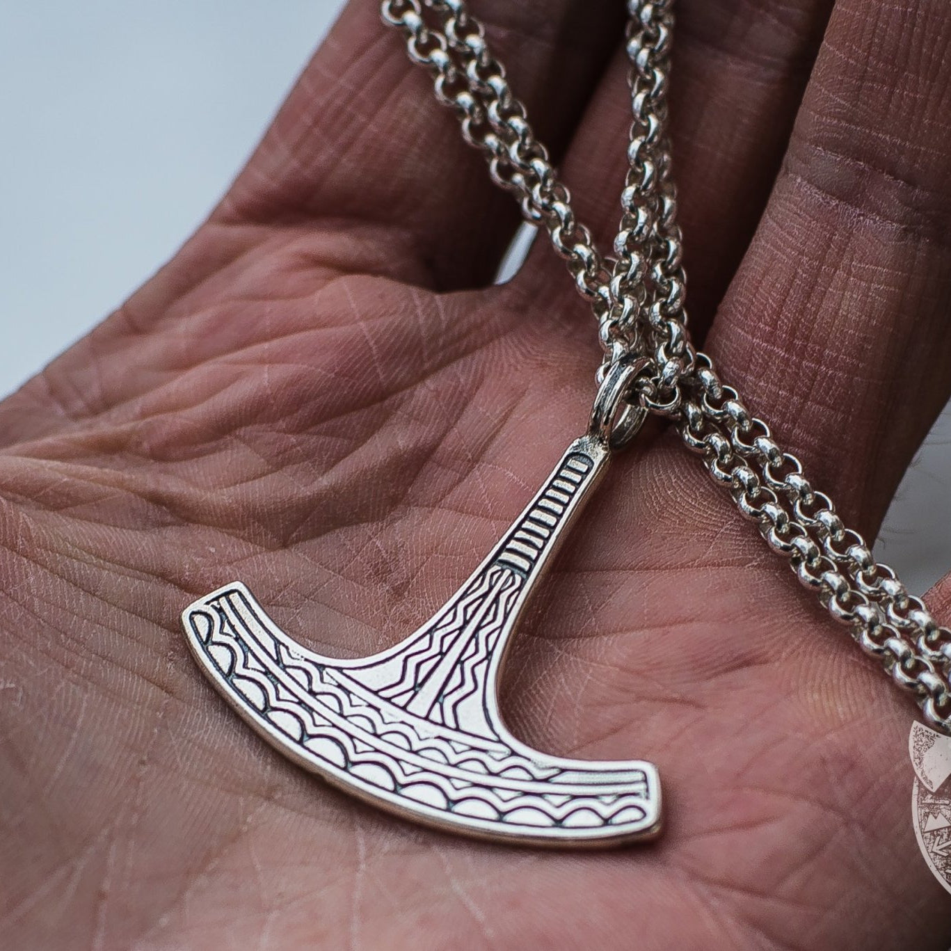 Ukko Thor's Hammer 925 Sterling Silver Pendant - VikingsBrand