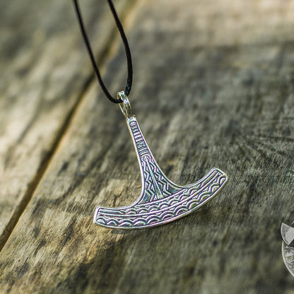 Ukko Thor's Hammer 925 Sterling Silver Pendant - VikingsBrand