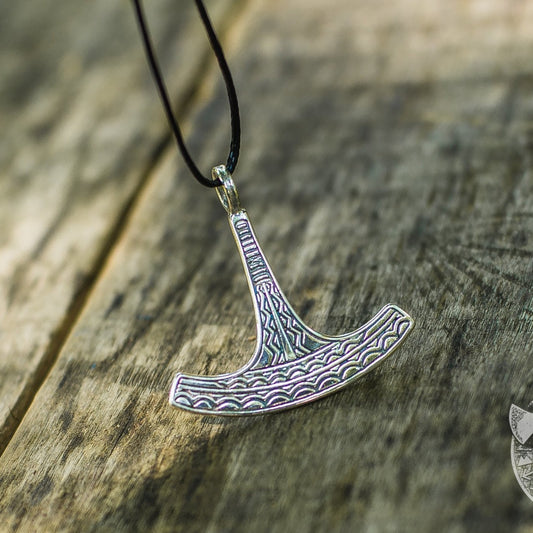 Ukko Thor's Hammer 925 Sterling Silver Pendant - VikingsBrand