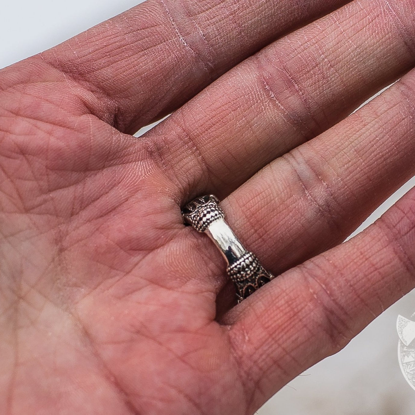 Unique Draupnir 925 Sterling Silver Viking Ring - VikingsBrand