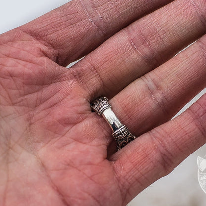 Unique Draupnir 925 Sterling Silver Viking Ring - VikingsBrand