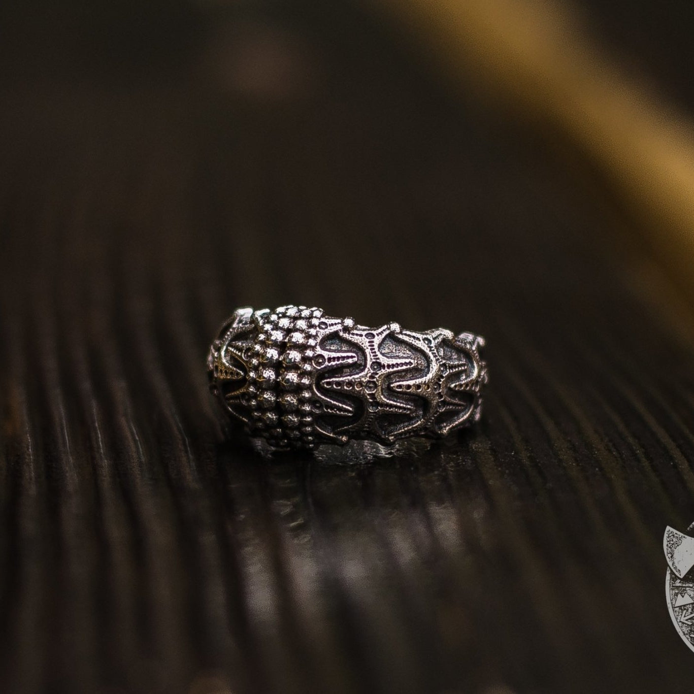 Unique Draupnir 925 Sterling Silver Viking Ring - VikingsBrand