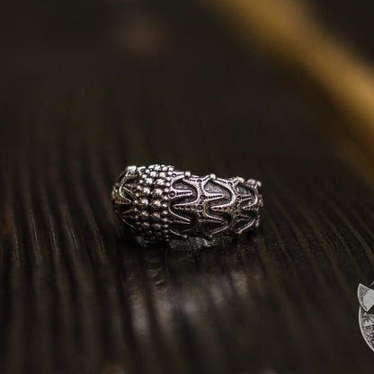 Unique Draupnir 925 Sterling Silver Viking Ring - VikingsBrand