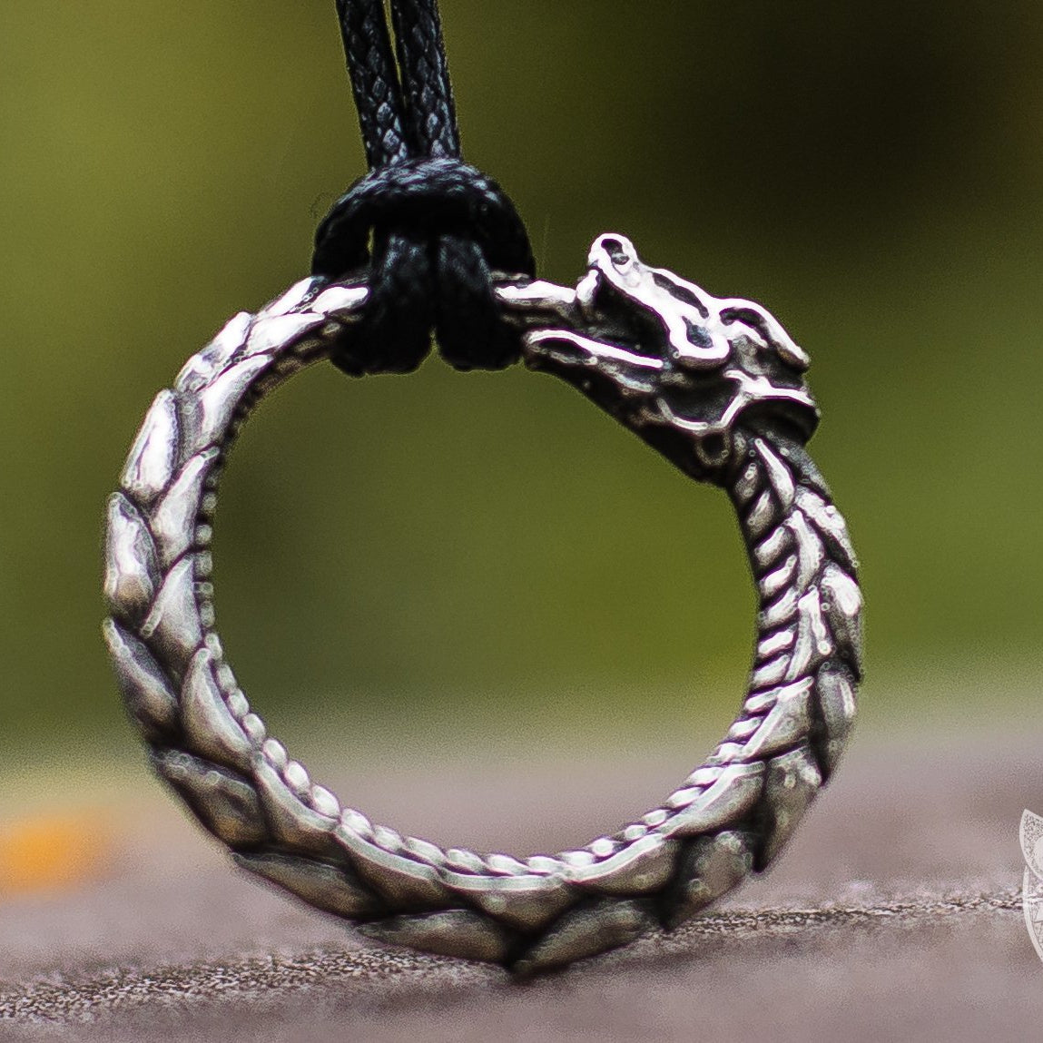 Unique Ouroboros 925 Sterling Silver Pendant - VikingsBrand