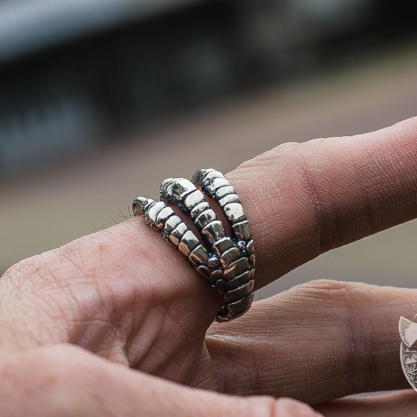 Unique Raven Claw 925 Sterling Silver Viking Ring - VikingsBrand