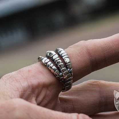 Unique Raven Claw 925 Sterling Silver Viking Ring - VikingsBrand