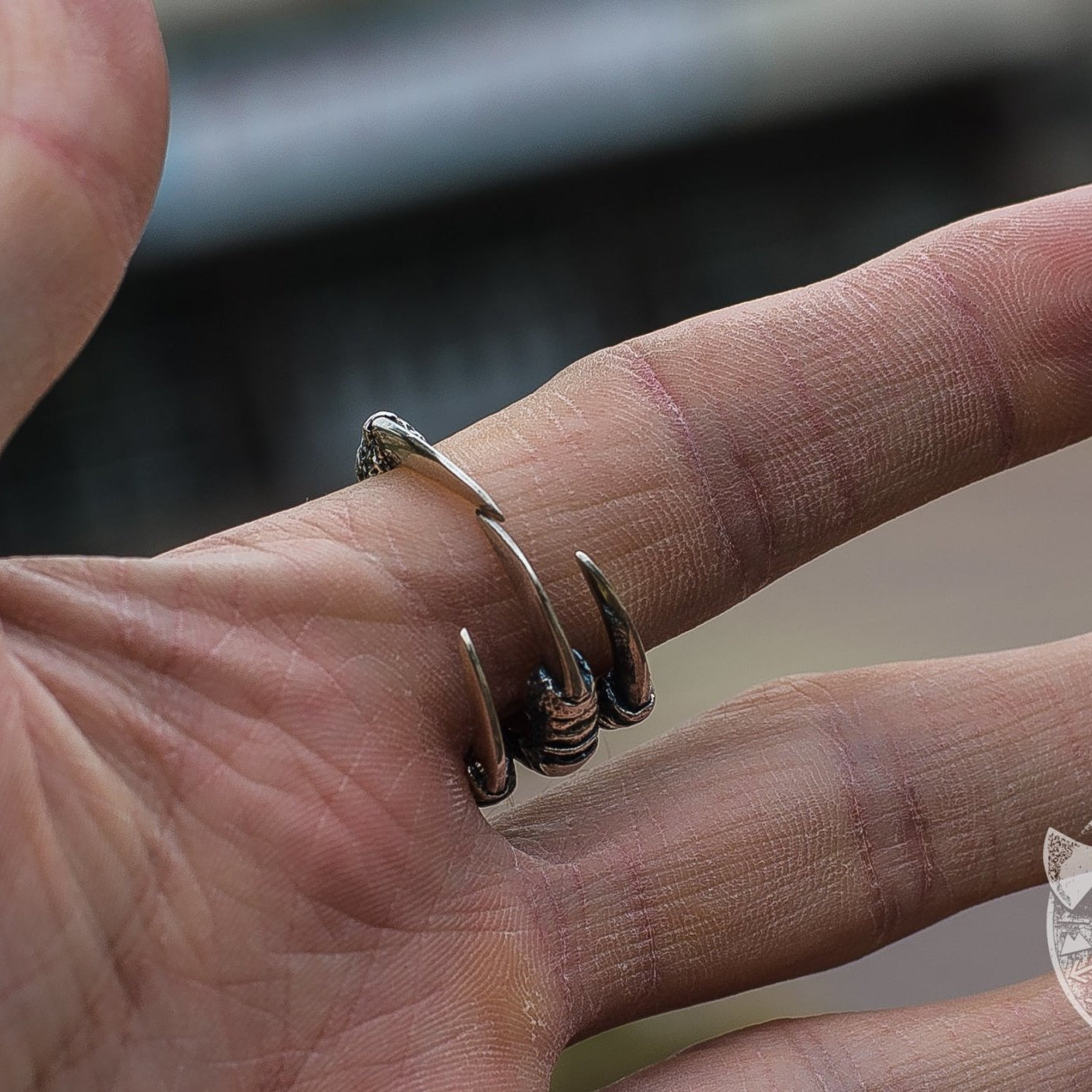 Unique Raven Claw 925 Sterling Silver Viking Ring - VikingsBrand
