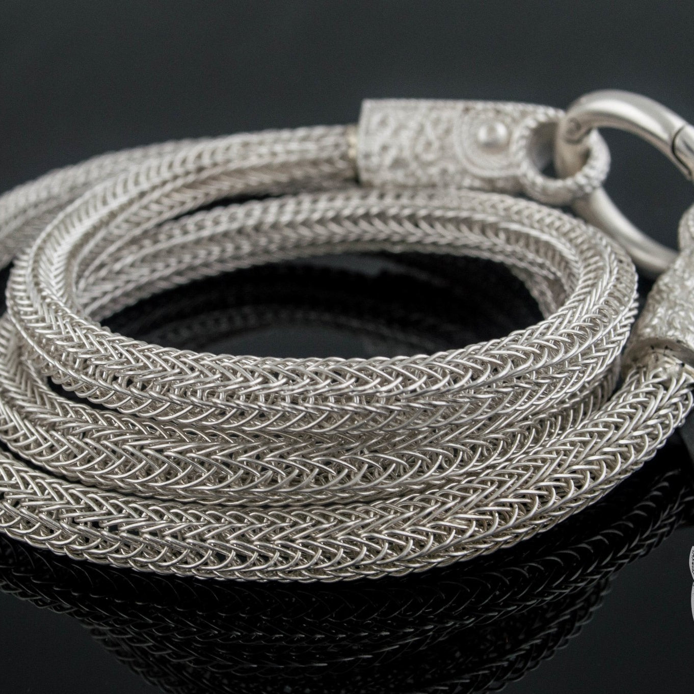 Unique Set of Norse Chain with Black Sun Pendant 925 Sterling Silver - VikingsBrand