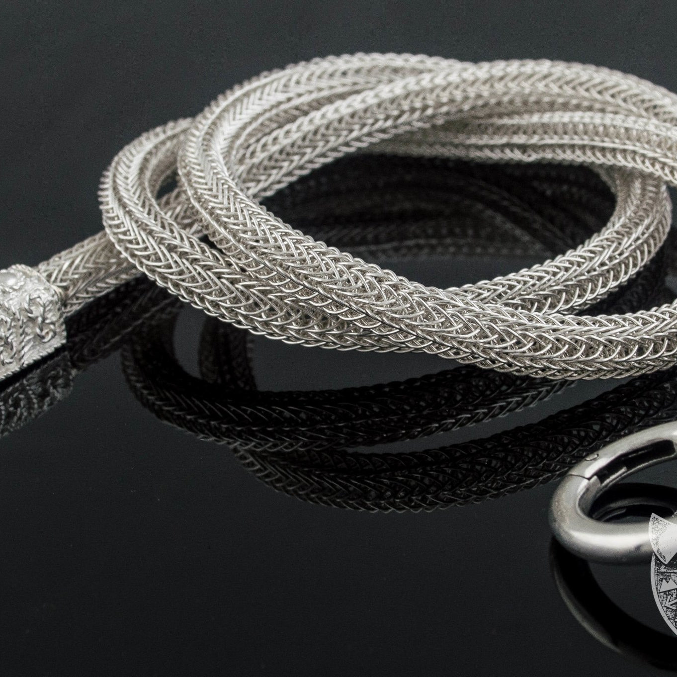 Unique Set of Norse Chain with Crucifix Pendant 925 Sterling Silver - VikingsBrand