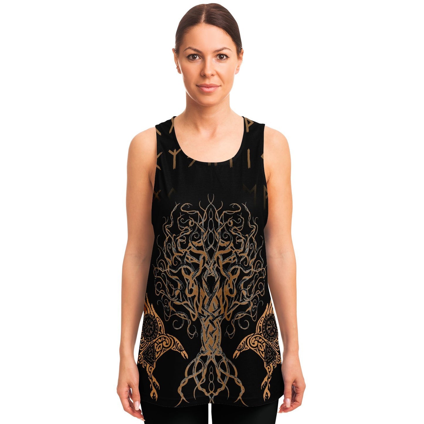 Unisex Viking Tank Top with Ravens