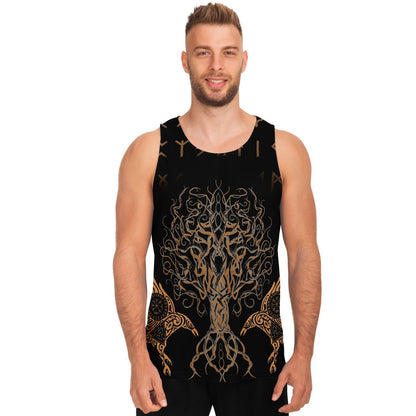 Unisex Viking Tank Top with Ravens