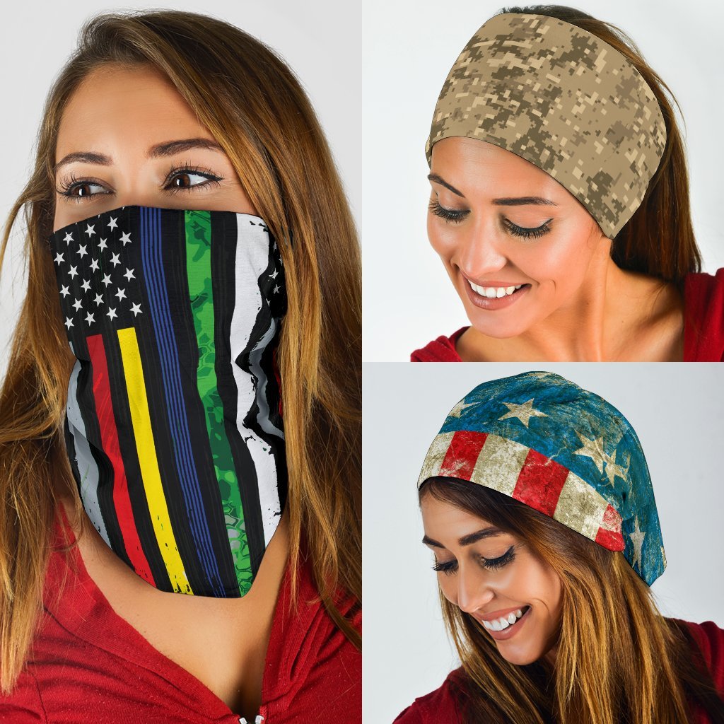US Flag Neck Gaiter | Face Shield | Bandana