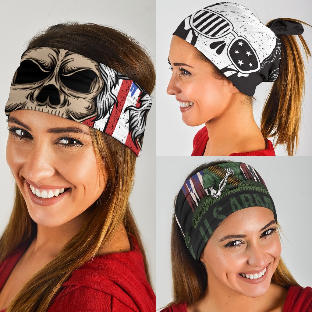 US Patriotic Skull Neck Gaiter | Face Shield