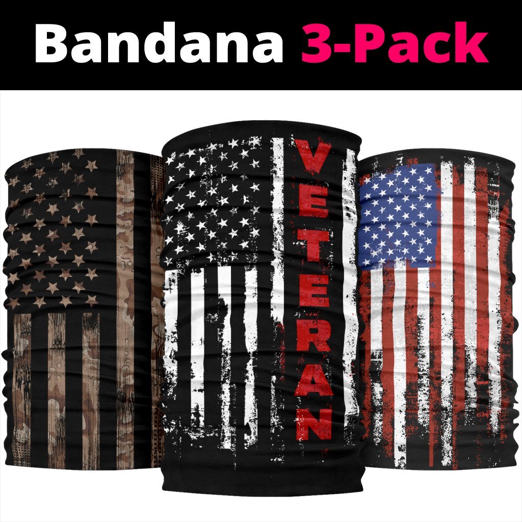 US Veteran Flag Neck Gaiter | Face Shield