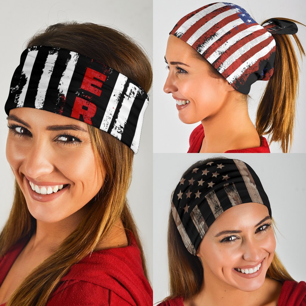 US Veteran Flag Neck Gaiter | Face Shield