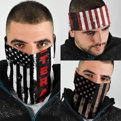 US Veteran Flag Neck Gaiter | Face Shield